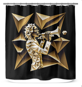 Crescendo Cascade Shower Curtain